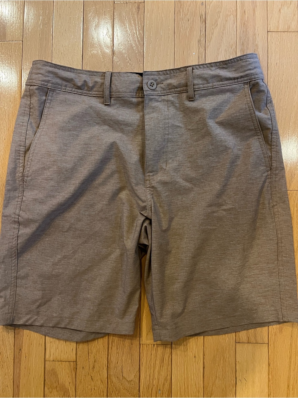 Men's Gray Performance Stretch Shorts 32
